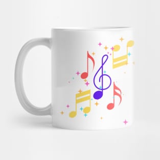 Musical notes Mug